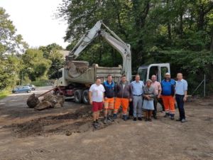 Erweiterung Des Parkplatzes Vis A Vis Der Kirche